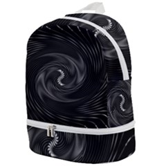 Abstract Mandala Twirl Zip Bottom Backpack by uniart180623