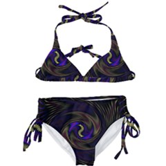 Manadala Twirl Abstract Kids  Classic Bikini Set by uniart180623