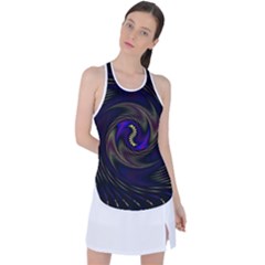 Manadala Twirl Abstract Racer Back Mesh Tank Top by uniart180623