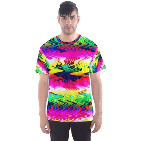 Waves Of Color Men s Sport Mesh Tee by uniart180623