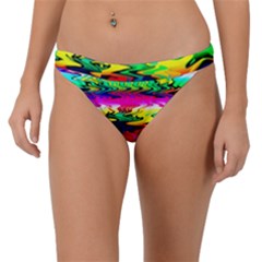 Waves Of Color Band Bikini Bottoms by uniart180623