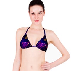 Colorful Abstract Background Creative Digital Art Colorful Geometric Artwork Classic Bikini Top by uniart180623