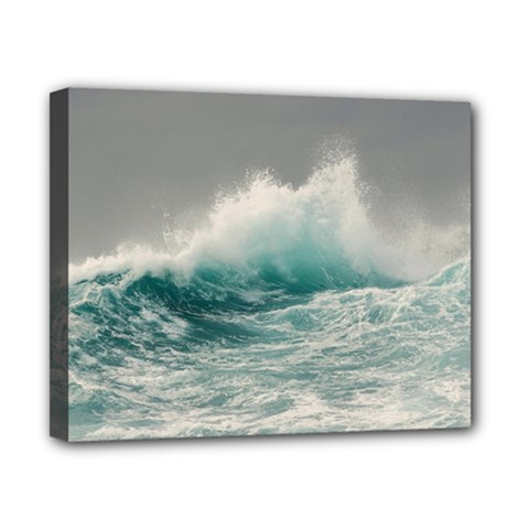 Big Storm Wave Canvas 10  X 8  (stretched) by uniart180623