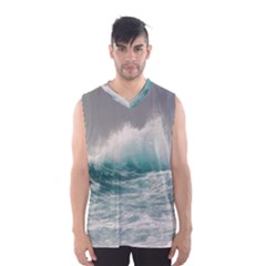 Big Storm Wave Men s Basketball Tank Top by uniart180623