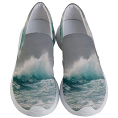 Big Storm Wave Women s Lightweight Slip Ons by uniart180623