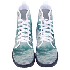 Big Storm Wave Kid s High-top Canvas Sneakers