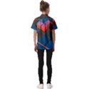 Minimalist Abstract Shaping Abstract Digital Art Minimalism Kids  Short Sleeve Shirt View2