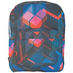 Minimalist Abstract Shaping Abstract Digital Art Minimalism Full Print Backpack by uniart180623