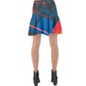 Minimalist Abstract Shaping Abstract Digital Art Minimalism Wrap Front Skirt View2