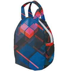 Minimalist Abstract Shaping Abstract Digital Art Minimalism Travel Backpack by uniart180623