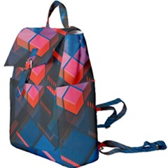 Minimalist Abstract Shaping Abstract Digital Art Minimalism Buckle Everyday Backpack by uniart180623