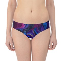 Colorful Waves Abstract Waves Curves Art Abstract Material Material Design Hipster Bikini Bottoms by uniart180623