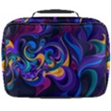 Colorful Waves Abstract Waves Curves Art Abstract Material Material Design Full Print Lunch Bag View2