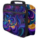 Colorful Waves Abstract Waves Curves Art Abstract Material Material Design Full Print Lunch Bag View4