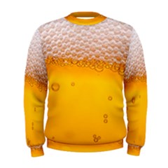 Beer Texture Liquid Bubbles Men s Sweatshirt by uniart180623