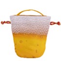 Beer Texture Liquid Bubbles Drawstring Bucket Bag View2