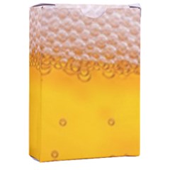 Beer Texture Liquid Bubbles Playing Cards Single Design (rectangle) With Custom Box by uniart180623