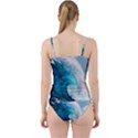 Tsunami Big Blue Wave Ocean Waves Water Cut Out Top Tankini Set View2