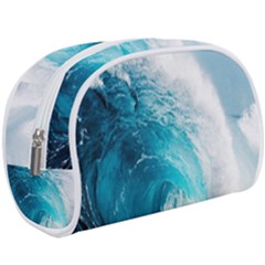 Tsunami Big Blue Wave Ocean Waves Water Make Up Case (large) by uniart180623