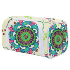 Mandala Flowers Abstract Butterflies Floral Pattern Summer Toiletries Pouch by uniart180623