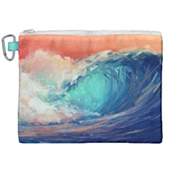 Artistic Wave Sea Canvas Cosmetic Bag (xxl) by uniart180623