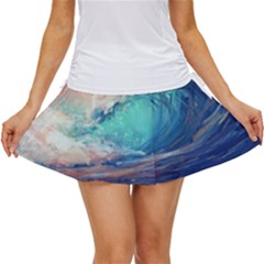 Artistic Wave Sea Women s Skort