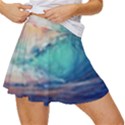 Artistic Wave Sea Women s Skort View3