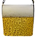 Texture Pattern Macro Glass Of Beer Foam White Yellow Art Removable Flap Cover (S) View1