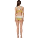 Texture Pattern Macro Glass Of Beer Foam White Yellow Art Low Cut Ruffle Edge Bikini Set View4