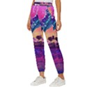 Retro Wave Ocean Women s Cropped Drawstring Pants View2