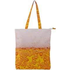 Beer Texture Drinks Texture Double Zip Up Tote Bag by uniart180623