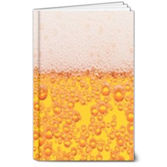 Beer Texture Drinks Texture 8  X 10  Hardcover Notebook by uniart180623