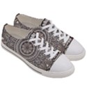 Mandala Circles Drawing Pattern Men s Low Top Canvas Sneakers View3