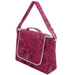 Pink Mandala Glitter Bohemian Girly Glitter Box Up Messenger Bag by uniart180623