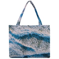 Waves Wave Nature Beach Mini Tote Bag by uniart180623