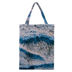 Waves Wave Nature Beach Classic Tote Bag by uniart180623