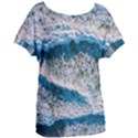 Waves Wave Nature Beach Women s Oversized Tee View1