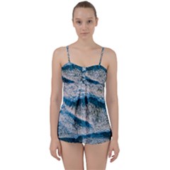 Waves Wave Nature Beach Babydoll Tankini Set