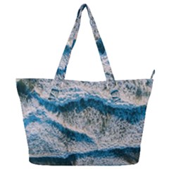 Waves Wave Nature Beach Full Print Shoulder Bag by uniart180623