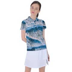 Waves Wave Nature Beach Women s Polo Tee