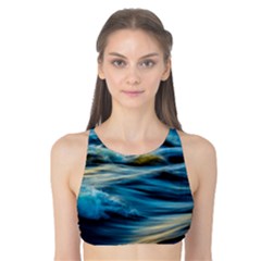 Waves Abstract Waves Abstract Tank Bikini Top by uniart180623