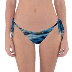 Waves Abstract Waves Abstract Reversible Bikini Bottoms by uniart180623