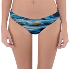 Waves Abstract Waves Abstract Reversible Hipster Bikini Bottoms by uniart180623