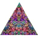 Flower Patterns Abstract Pattern Digital Art Wooden Puzzle Triangle View1