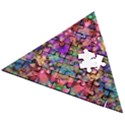 Flower Patterns Abstract Pattern Digital Art Wooden Puzzle Triangle View2