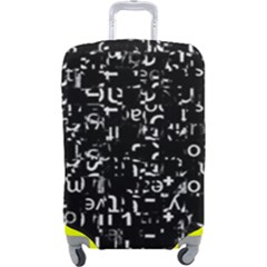 Abstract Secred Code Luggage Cover (large) by uniart180623