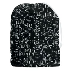 Abstract Secred Code Drawstring Pouch (3xl)