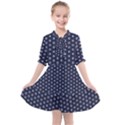 Snowflakes Abstract Snowflake Abstract Pattern Kids  All Frills Chiffon Dress View1