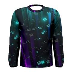 Abstract Building City 3d Men s Long Sleeve Tee by uniart180623