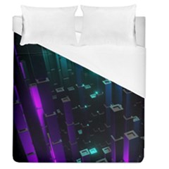 Abstract Building City 3d Duvet Cover (queen Size) by uniart180623